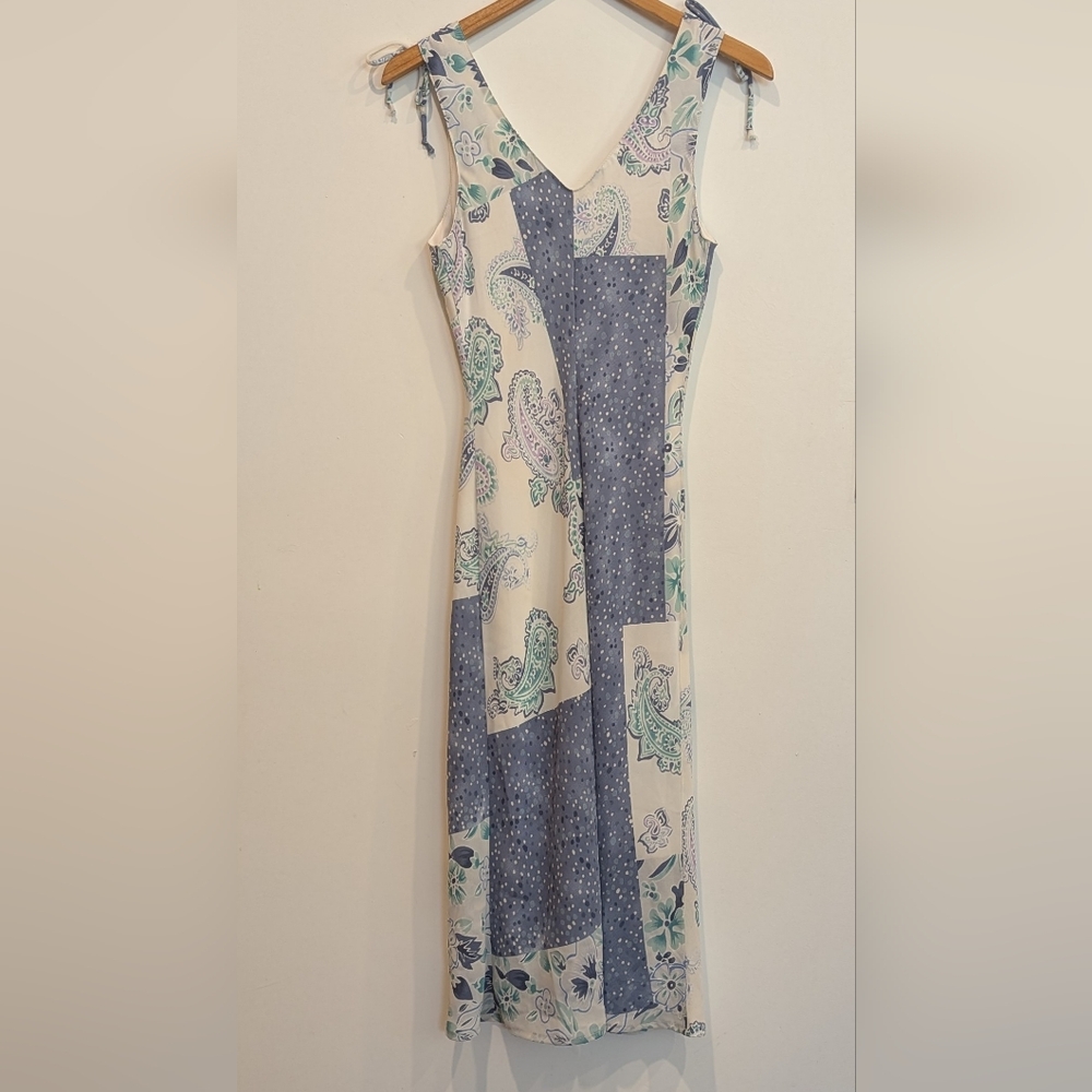 Jonathan Martin Blue Polka Dot Dress - Picture 2 of 6
